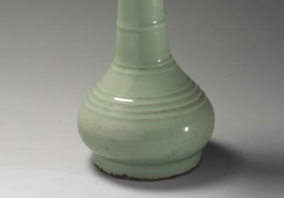 图片[2]-Flat rimmed vase with linear decoration in celadon glaze, Longquan ware, Southern Song dynasty, 13th century-China Archive